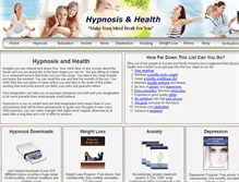 Tablet Screenshot of hypnosis-and-health.com